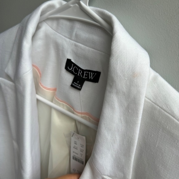 NWT JCrew Greta blazer in stretch linen blend - Picture 6 of 7